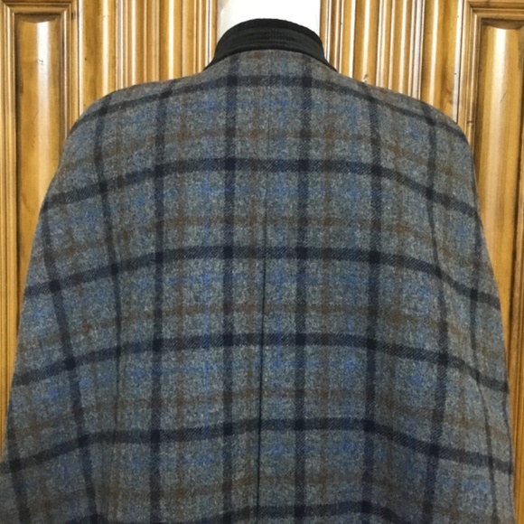 J.Crew Wool Zip Plaid Cape - Picture 7 of 15